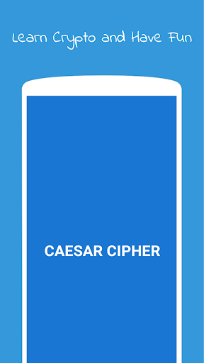 Android application Caesar Cipher - Easy Encrypt a screenshort