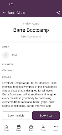 Screenshot of The Hot Yoga Spot