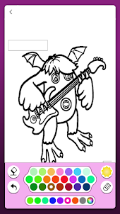 Singing Monsters Coloring Game