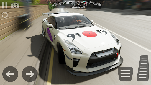 Android application Simulator Nissan GTR R35 Sport screenshort
