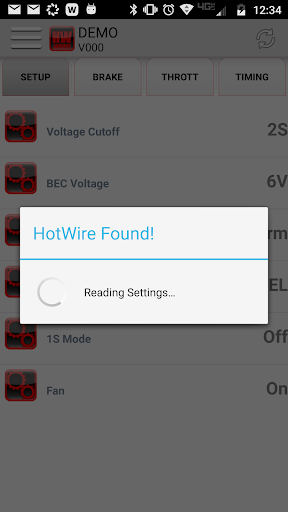 Tekin HotWire Lite Beta Screen 3