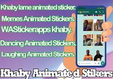 Khaby Lame Animated Stickers- WAStickerApps ♠️のおすすめ画像1