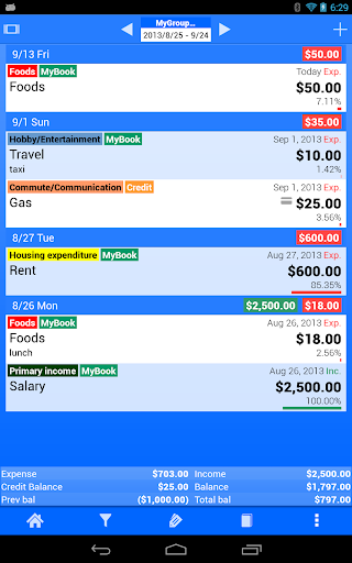 Spendroid - Finance Manager