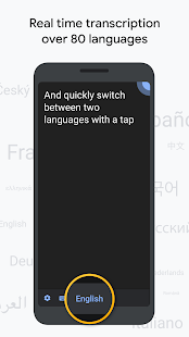 Automatische Transkription Screenshot