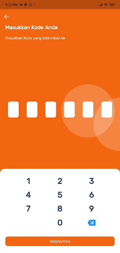 M-Banking Mitra Karya Screen 2