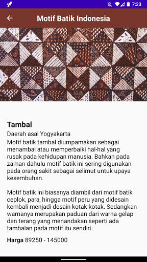 Motif Batik Indonesia Screen 2