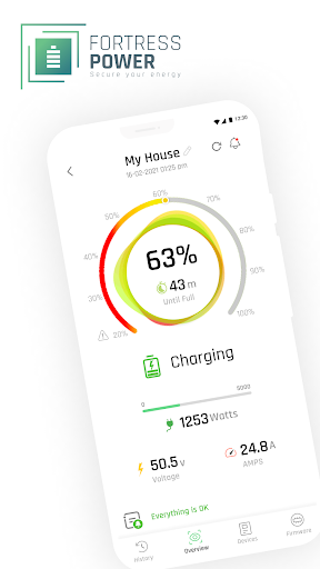 Android application Fortress Power Guardian screenshort