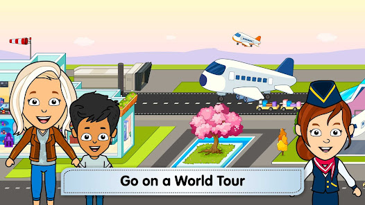 Bandara Tizi Town Game Pesawat 2.9.8 APK + Mod (Unlimited money) untuk android