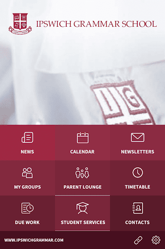 Android application Ipswich Grammar School screenshort