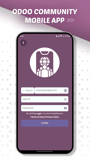 Android application Odoo Community Mobile App screenshort