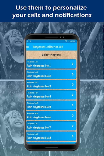 Rain ringtones, rain sounds