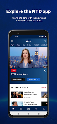 Android application NTD: Live TV & Breaking News screenshort