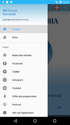 Radio Maria Suisse Romande Screen 3