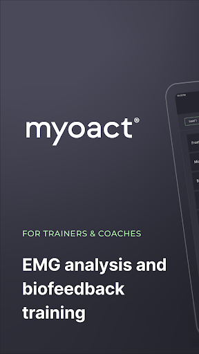 Android application myoact EMG Biofeedbacktraining screenshort