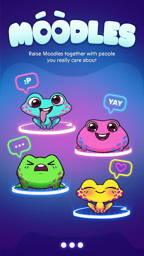 Android application Moodles - Mood boosting pets screenshort