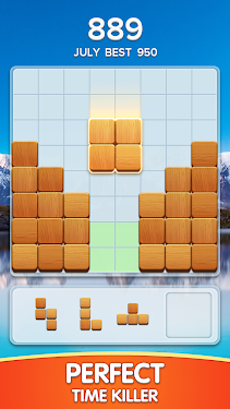 #3. Woodscapes - Block Puzzle (Android) By: Jewel Games Legend