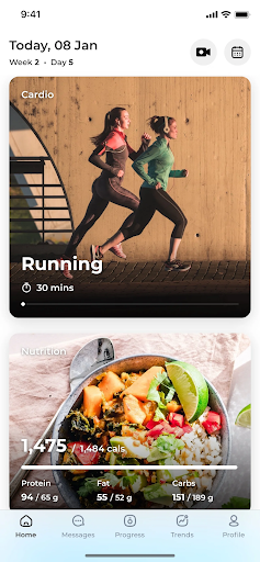 MoreBalance Training Screen 2