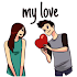 Lovely Couple Stickers - WAStickerApps1.0