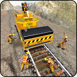 Indian Train Track Construction: Train Games 2017 icon