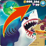 Cheat Hungry Shark World icon