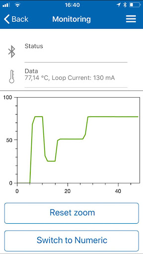 OPTITEMP Connect Screen 3