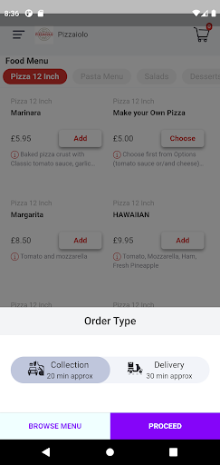Pizzaiolo Screen 2