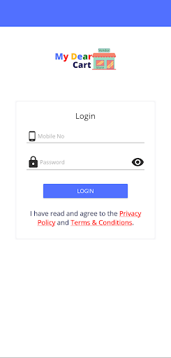 My Dear Cart - Seller App Screen 2