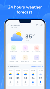 Captura de Pantalla 8 Rain Alerts: Weather forecasts android