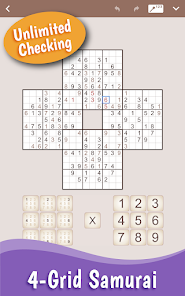 Captura 7 MultiSudoku: Samurai Puzzles android