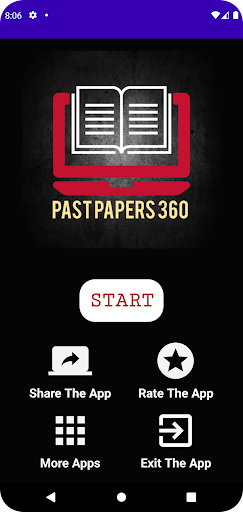 Android application Past Papers 360 screenshort