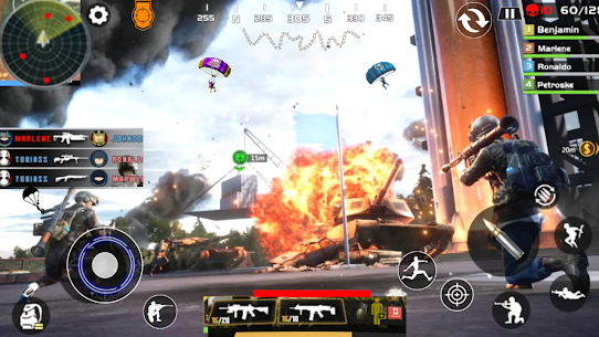 Clash Squad Free-Fire Battleground Survival 3D MOD APK (GOD MODE) 7