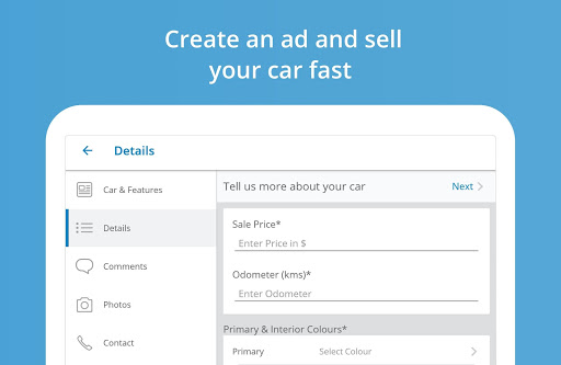 Carsales screenshot