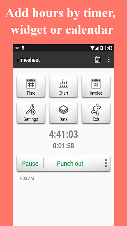 Timesheet - Work Hours Tracker - 13.4.26-inApp - (Android)