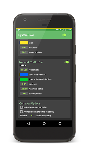 SystemGlow system monitor