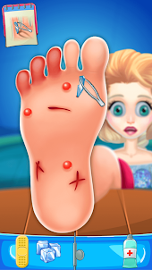 Fußarztspiel - Behandlungen
