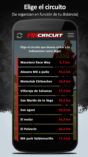 MXcircuit - App Motocross Screen 2