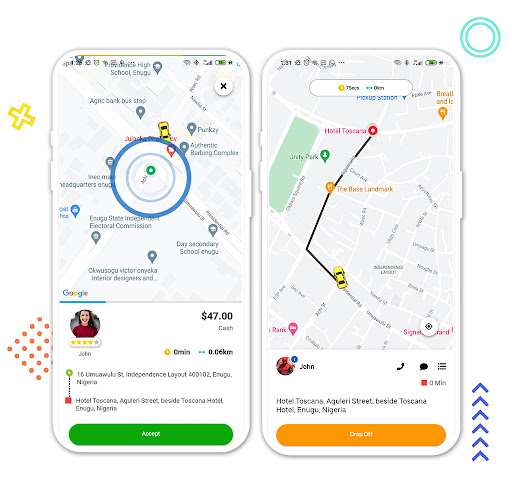 Android application Drop Taksi Driver - Şöför screenshort