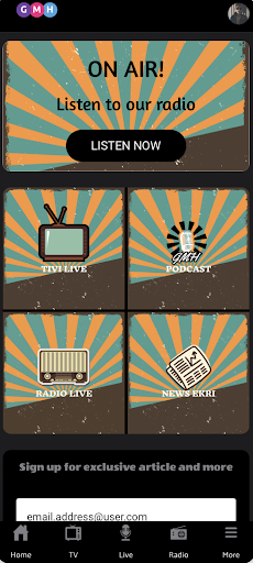 Android application Good Morning Haiti App - GMH screenshort