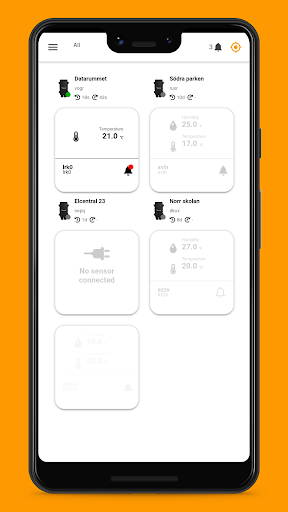 Android application Sensorbee screenshort