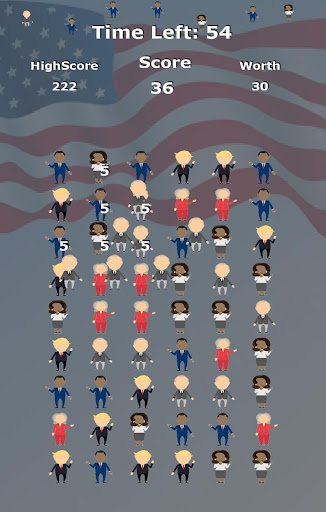 Donald Crushed Match 3 Game