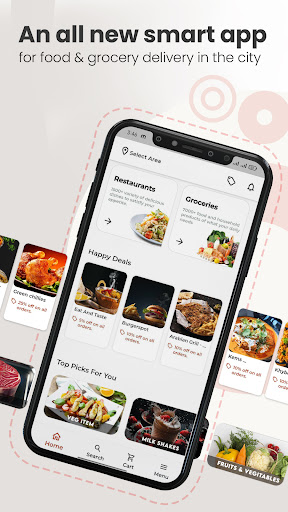Android application Orderies screenshort
