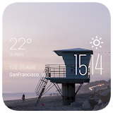 The lighthouse weather widget icon
