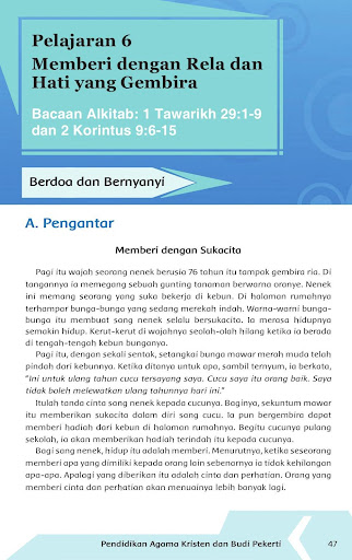 Buku Siswa Kelas 6 Pend Agama Kristen Revisi 2015