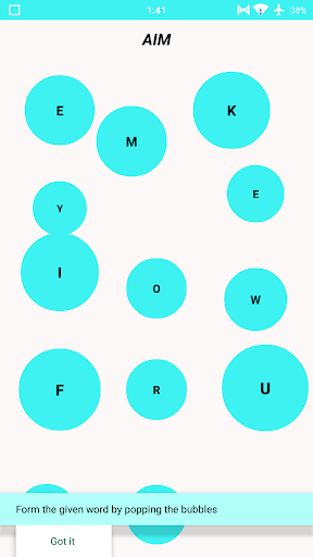 Android application Bubble Mash screenshort