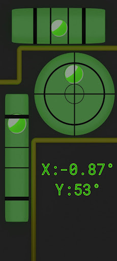 Android application Spirit Level screenshort