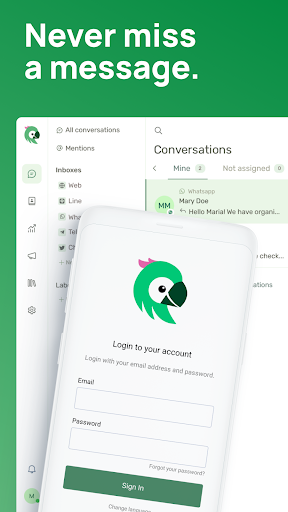 Android application chatlyn screenshort