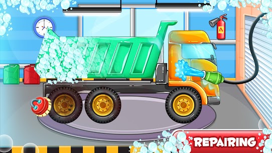 ألعاب غسيل الشاحنات للأطفال – لعبة غسيل السيارات 7