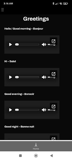 Learn French Basics Screen 2