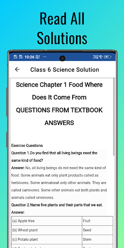 class 6 science book solutions Screen 3
