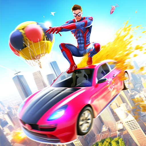 Superhero Car Shooting Games logo